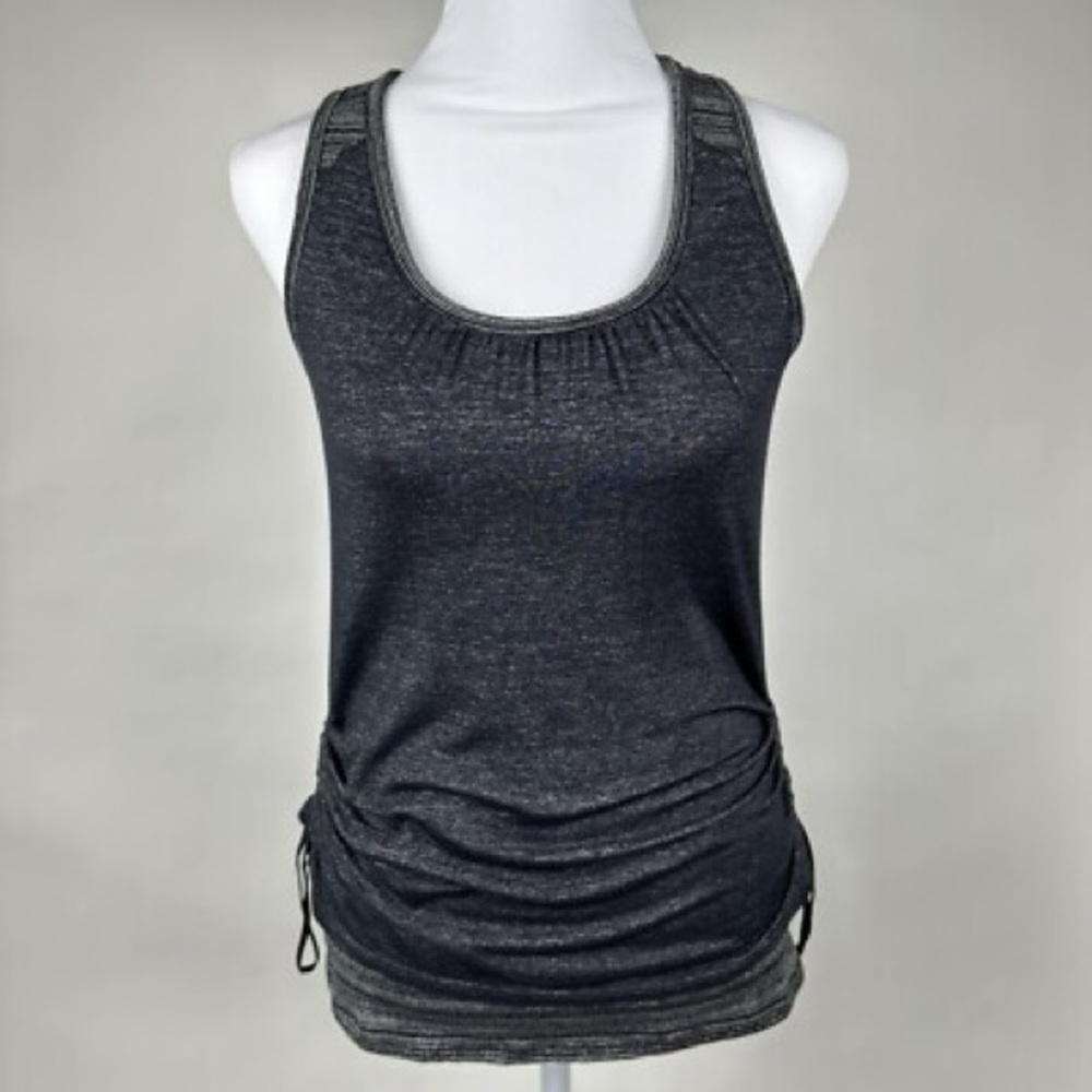 Athleta Charcoal Racerback Tank Top